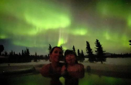 Northern Lights from Hot Tub, Denali National Park - Photo 3