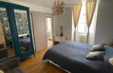 Liberté et Confort, appartement entier, moderne avec 2 chambres et cuisine équipée au coeur de Semur - Foto 6