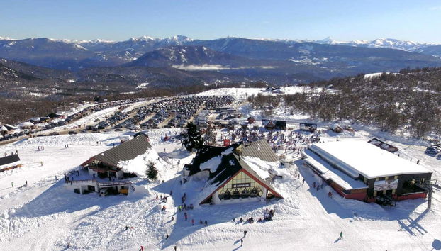 Panoramic view of Cerro Chapelco ski resort