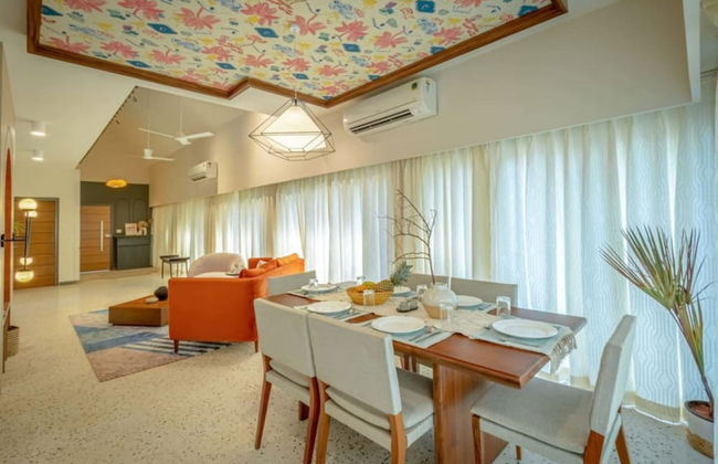 Villa Zaia - 10 Mins From Thalassa Vagator Beach - Foto 4