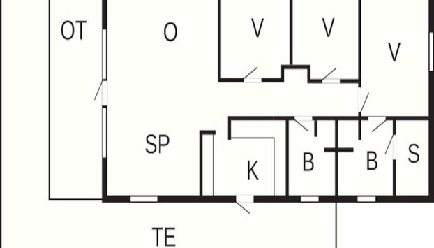 8 Person Holiday Home in Lokken - Photo 5, Floor plan