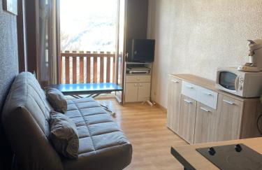 Studio 4 pers vue magnifique 100m des pistes - Foto 5