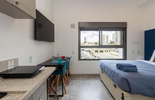 Studio com piscina e academia perto do metrô - Foto 6