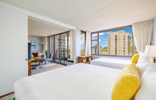 Diamond Head and Ocean views with King Bed and Parking - Foto 5