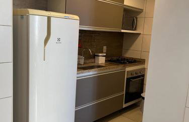 Flat Beach Class Excelsior - Apto Completo para 4 pessoas vista rio e mar - Foto 47