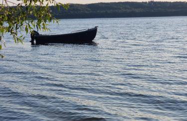 Nowy domek drewniany Tu Mi Dobrze w Lubkowie z plażą - Foto 8