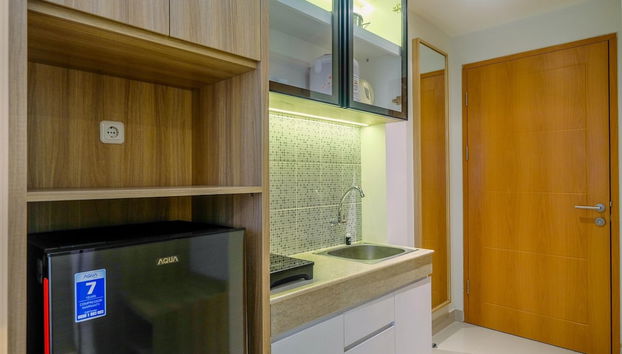 Fully Furnished With Modern Design Studio At Evenciio Apartment - Foto 5, Cocina privada