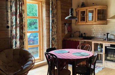 Nad Mikowym Potokiem - wydzielona część drewnianego domu z osobnym wejściem i ogrodem - Foto 32