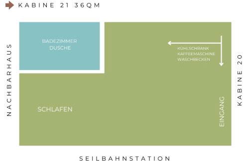 FeWo Kabine 21 / Zentral / Terrasse / Seilbahn Blick - Foto 23