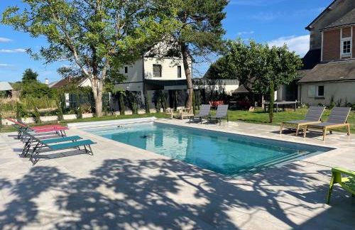 Gîte de Mont-Près-Chambord au cœur des Châteaux de la Loire "avec piscine privée" - Foto 7