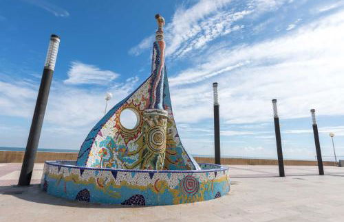 Acogedor apartamento en Daimús a 150 metros de la playa con parking privado y piscinas comunitarias - Foto 25