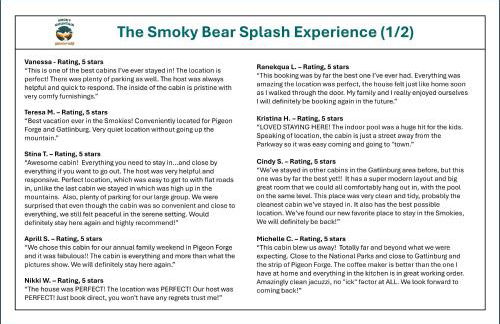 Smoky Bear Splash Top Rated Private Pool Cabin with Hot Tub, Mtn Views, Arcade Games, Excellent Location - Foto 47