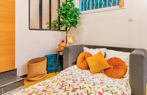 Exquisite tiny house with garden and air con - between Paris-Disneyland - 3mins from train station - Foto 14