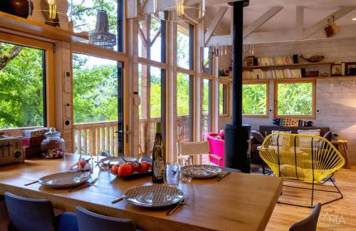 Détente au Bord de l'Eau - Le Chalet du Carla avec Spa et Ponton Privé - Foto 5