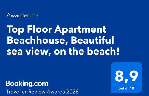 Top Floor Apartment Beachhouse, Beautiful sea view, on the beach! - Foto 30