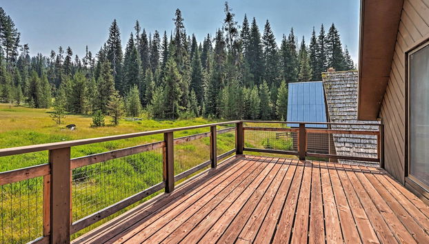 Remote Elk City Escape with Decks and Mtn Views! - Foto 5, Innenbereich