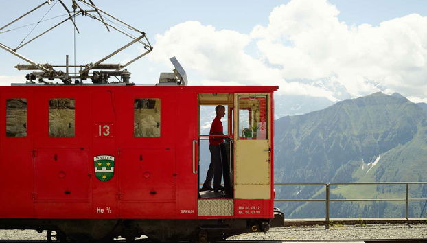 Train à crémaillère vers Schynige Platte