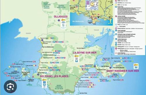 Au calme à 2min mer Parking Balcon Wifi Clim! - Foto 15