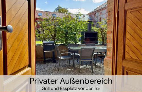 HexenburgbeiDresden Maisonette über 2 Etagen mit 4 Schlafzimmern, Kamin, Terrasse und Faßsauna, Nähe Sächsische Schweiz Dresden - Foto 33