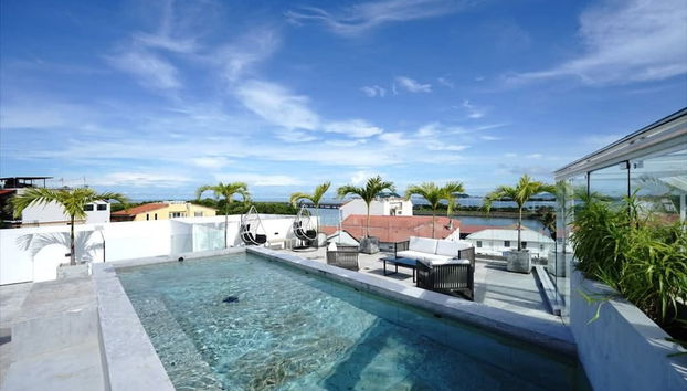 w Elegant 1BR With Rooftop Pool In Casco Antiguo - Foto 5, Habitación