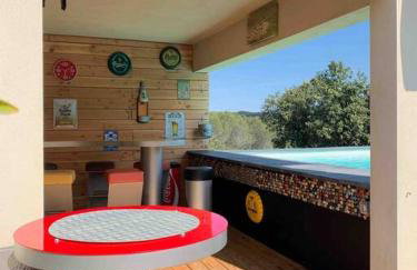 Villa climatisée piscine billard ping-pong - Foto 14