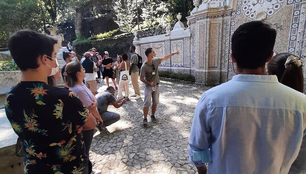 Reiseleiter José in der Quinta da Regaleira