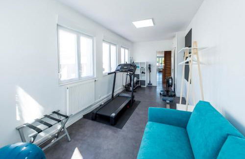 Suites Mana - Le Manaloft, Chic et moderne avec salle privée de Fitness en plein centre-ville de Rethel - Foto 43