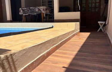 Casa inteira com três quartos, piscina climatizada por energia solar e área de churrasqueira - Foto 31