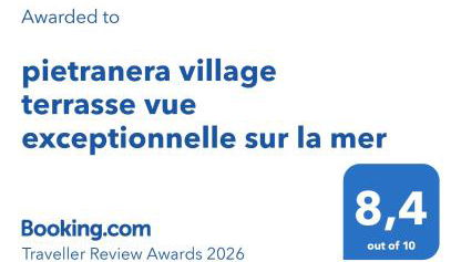 pietranera village terrasse vue exceptionnelle sur la mer - Foto 2