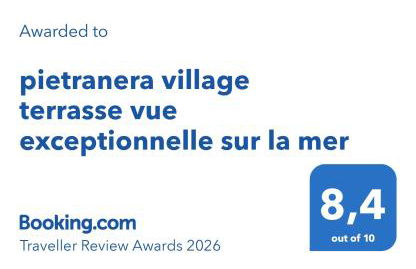 pietranera village terrasse vue exceptionnelle sur la mer - Foto 2