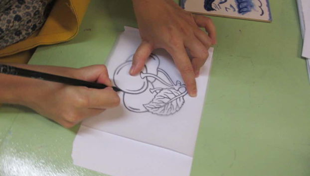 Décoration de l'azujelo