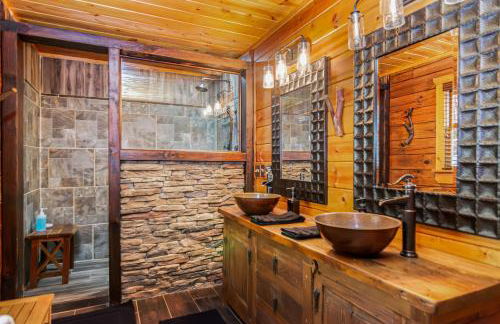 Log Cabin, Lake, Hot Tub, Near Wineries & Hiking - Foto 15