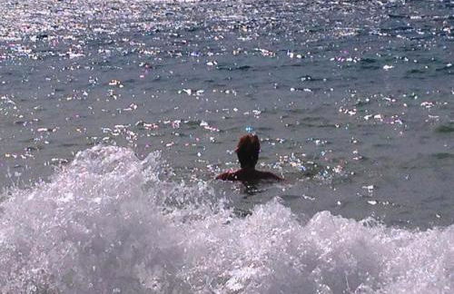 Steinturm mit Dach-Terrasse zwischen Fluß, Meer und Gebirge- Spiti Pirgos - Foto 51