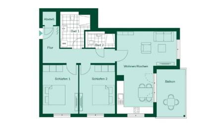 Apartment "Utkiek" - Haffresidenz - Foto 13