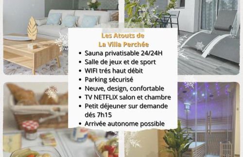 La Villa Perchée, Appartements Élégants, sauna Privé, sport, terrasses et Vue Panoramique, Parking protégé, proche PARIS - Foto 11