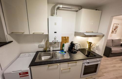 Messe-Apartment für 5 Gäste mit Balkon und Lift - Foto 12