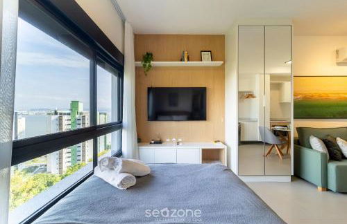 Estadia tranquila e completa em prédio com piscina – VPD - Foto 22