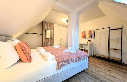 BohnApartments Schiller 7- Penthouse- WLAN- Parking- citynah - Foto 43