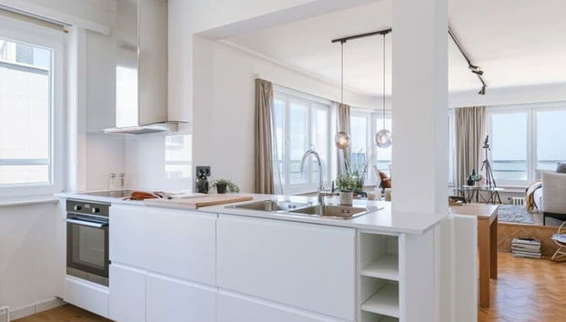 Frontal Seaview Apartment in Ostend - Foto 3, Habitación