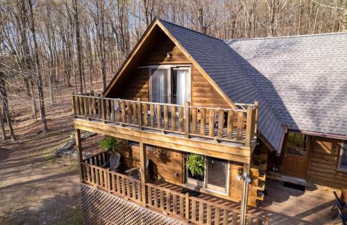 Lakefront Log Cabin, Private Lake Access w/Peloton - Foto 68