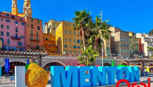 Studio moderne avec terrasse, climatisé, WIFI, 2 couchages à Menton - FR-1-647-50 - Foto 4