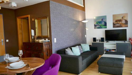 Ferienwohnung am Hopfengarten - helle 2 Zimmer Maisonette mit großem Balkon - Foto 2