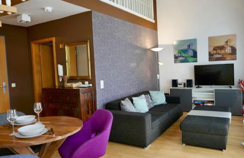 Ferienwohnung am Hopfengarten - helle 2 Zimmer Maisonette mit großem Balkon - Foto 2