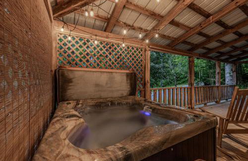 Smokies Cabin with Hot Tub and Arcade Games - Photo 2