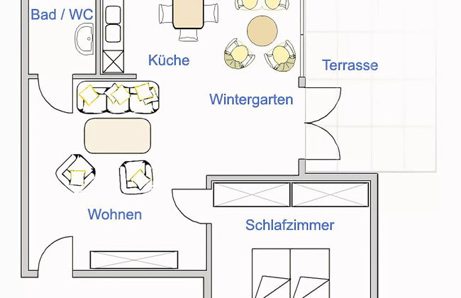 Schone Ferienwohnung mit Terrasse, Altenberg - Photo 7