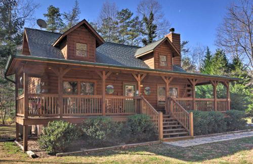 Lake Lure Log Cabin with Grill, Near Hiking! - Foto 31