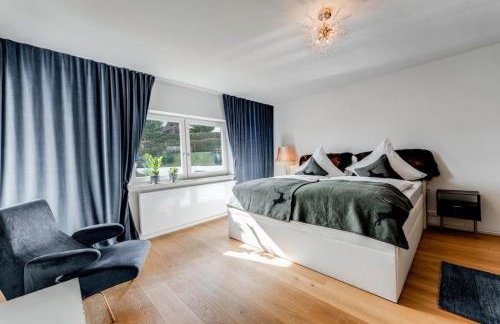 Luxus Ferienwohnung mit Badewanne, Kamin und Bergblick - Photo 24