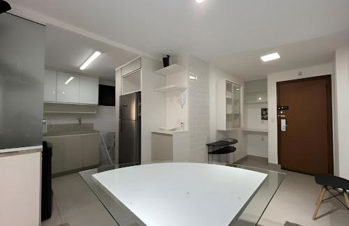 Sensacional Flat pé na areia na Praia da Costa - Foto 10