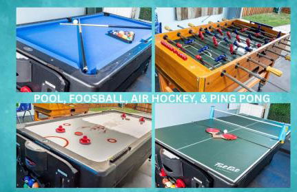 Ultimate Game Room Oasis for 12 - Private Patio - BBQ - 2 Kings - 6 TVs - Full-Body Massage Chair - Foto 2