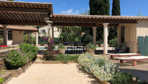 VILLA 4* avec PISCINE dans le bas du village de BORMES les MIMOSAS - Foto 3, Garden view